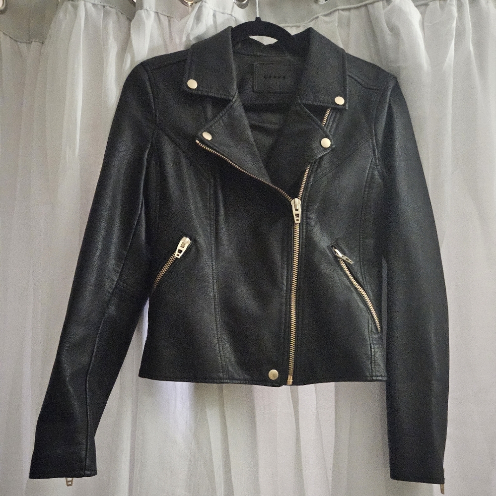 Blank NYC Faux Leather Moto Jacket
